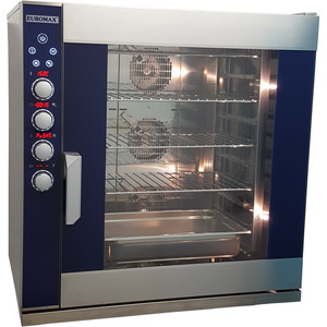 Digitale steam oven Euromax, D9810PBH-BR, met stoominjectie en turbo reverse ventilatoren, 10 niveaus x EN 600 x 400 mm, 380 Volt