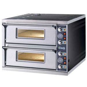 Pizzaoven Moretti, iDeck, PD 60.60, dubbele oven, pizza's Ø 30 cm