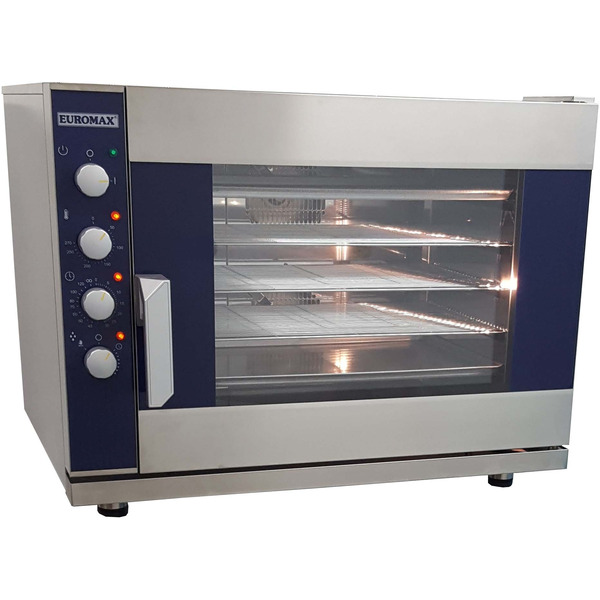 Steam oven Euromax, 9806PBH-BR, met stoominjectie en turbo reverse ventilatoren, 6 niveaus x EN 600 x 400 mm, 380 Volt